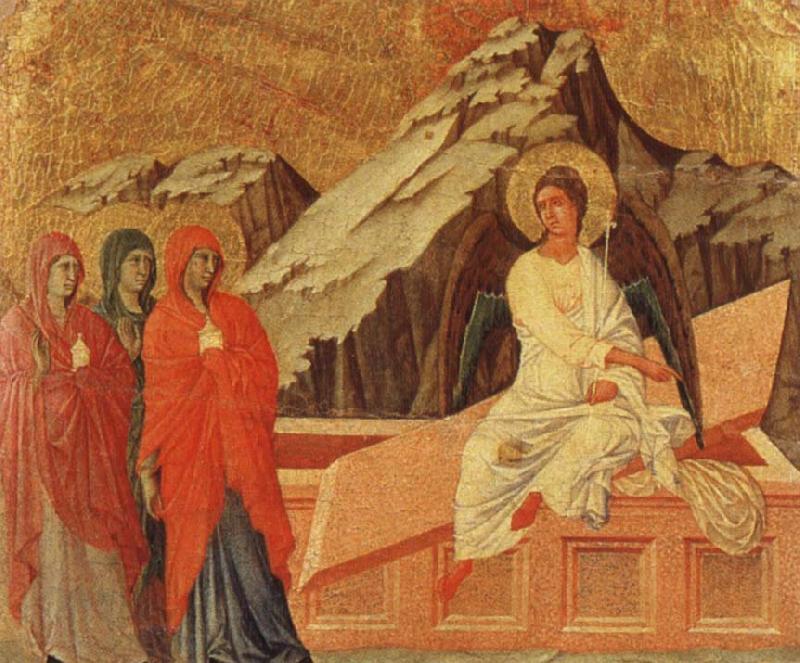 unknow artist Duccio The Holy women at the grave Spain oil painting art